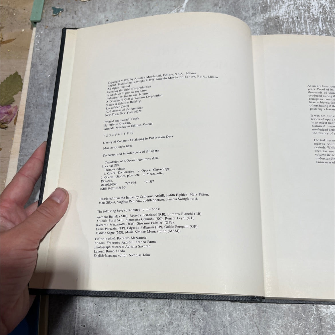 the simon and schuster book of the opera book, by riccardo mezzanotte, 1978 Hardcover image 3