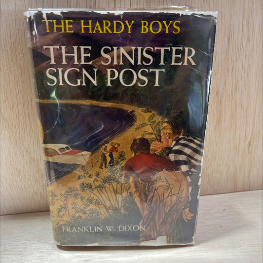 the sinister sign post book, by franklin w. dixon, 1936 Hardcover, Antique image 1