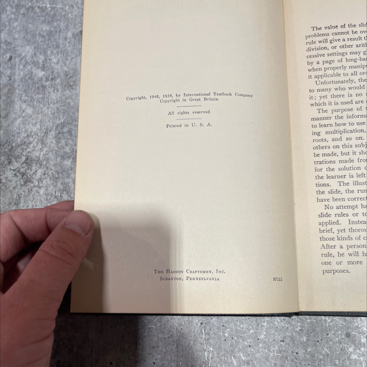 the slide rule book, by rufus t. strohm, archibald degroot, 1948 Hardcover image 3