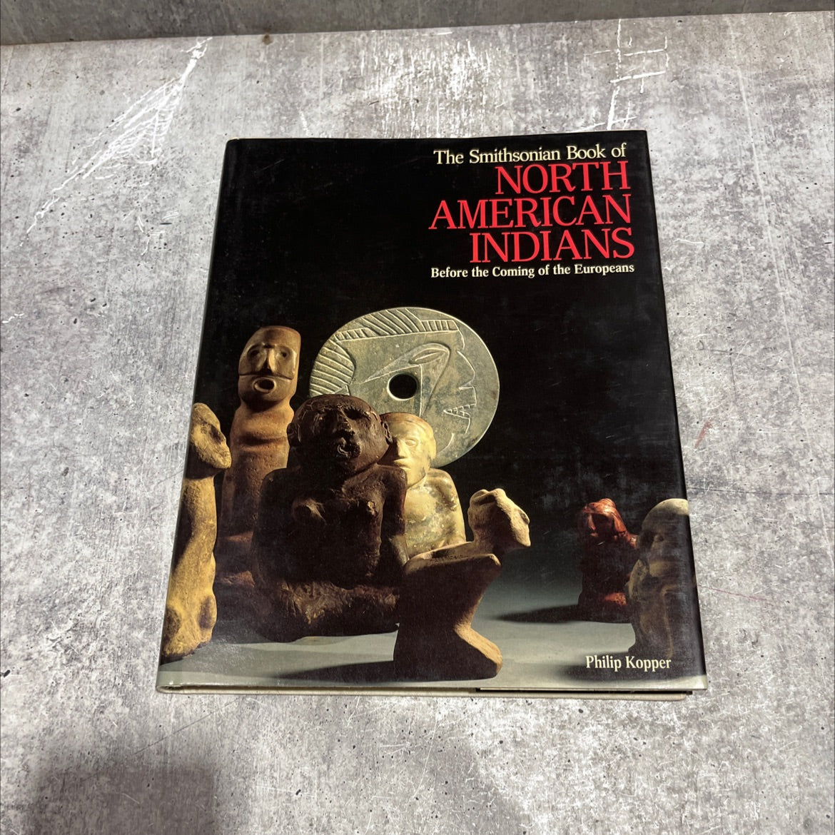 the smithsonian book of north american indians before the coming of the europeans book, by philip kopper, 1986 Hardcover image 1