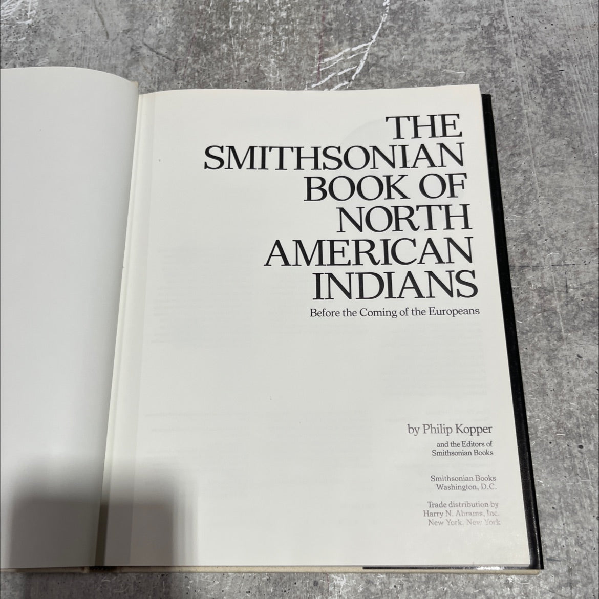 the smithsonian book of north american indians before the coming of the europeans book, by philip kopper, 1986 Hardcover image 2