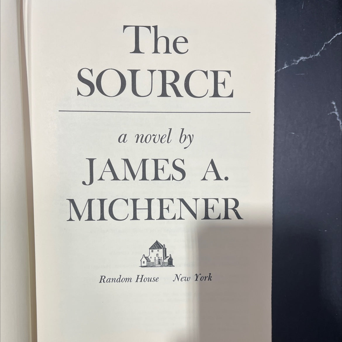 the source book, by james a. michener, 1965 Hardcover image 2