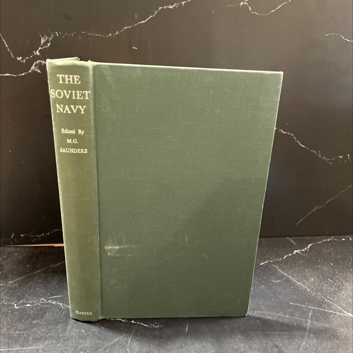 the soviet navy book, by Commander M. G. Saunders, 1958 Hardcover, Vintage image 1
