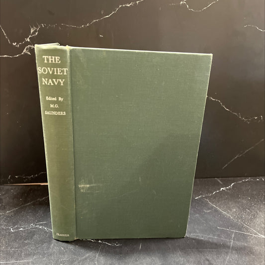 the soviet navy book, by Commander M. G. Saunders, 1958 Hardcover, Vintage image 1