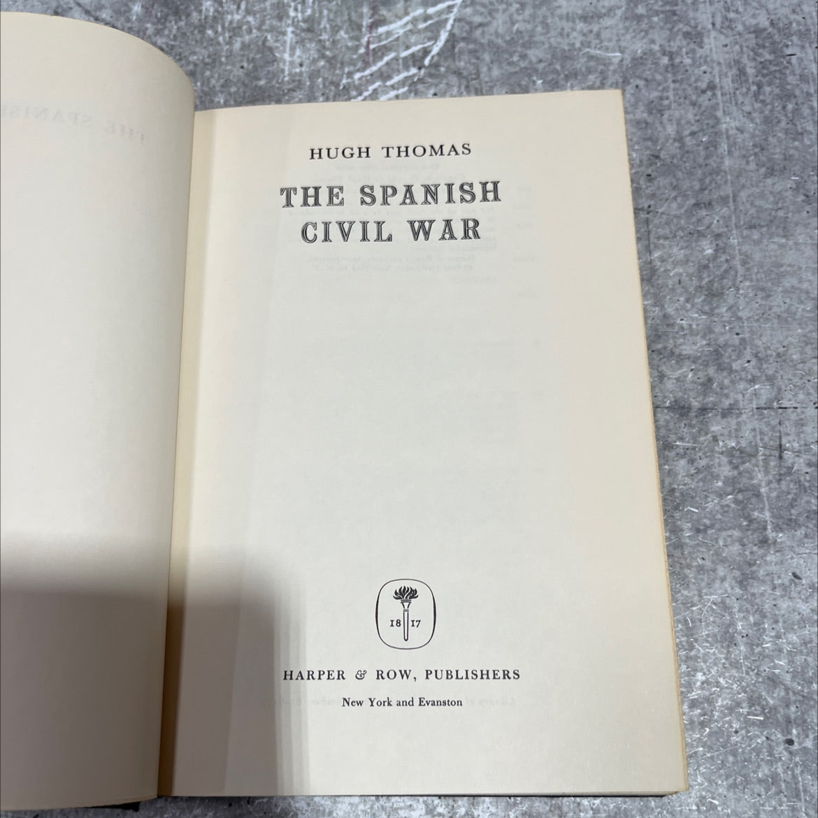 the spanish civil war book, by hugh thomas, 1961 Hardcover image 2