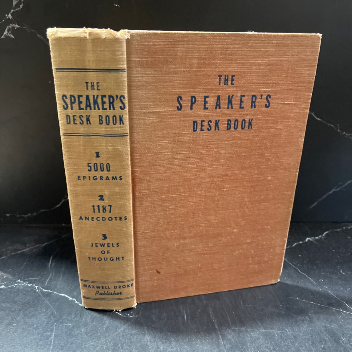 the speaker's desk book book, by martha lupton, 1948 Hardcover image 1