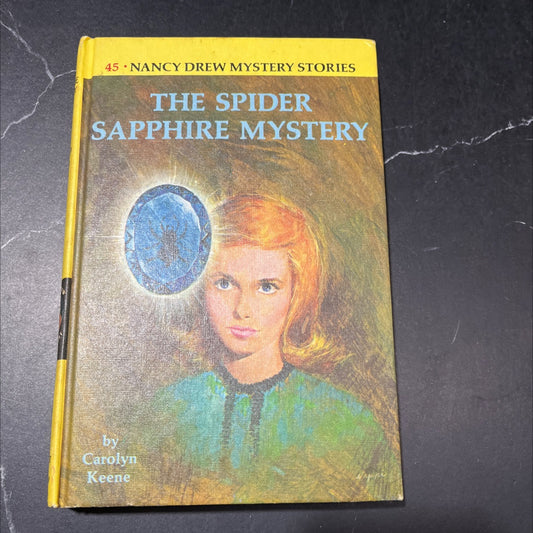 the spider sapphire mystery book, by carolyn keene, 1968 Hardcover image 1
