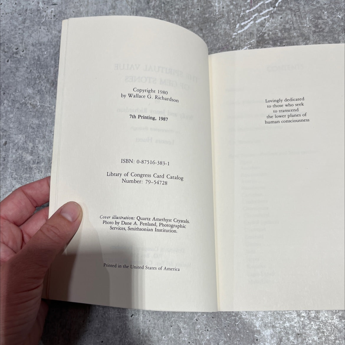 the spiritual value of gem stones book, by Wally and Jenny Richardson, 1987 Paperback image 3