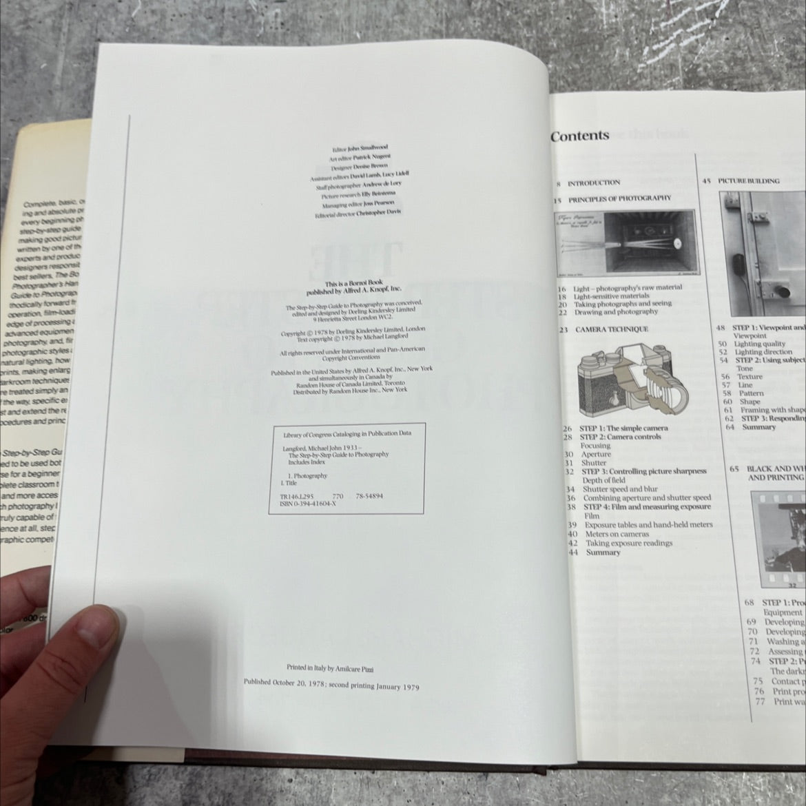 the step-by-step guide to photography book, by michael langford, 1979 Hardcover image 3