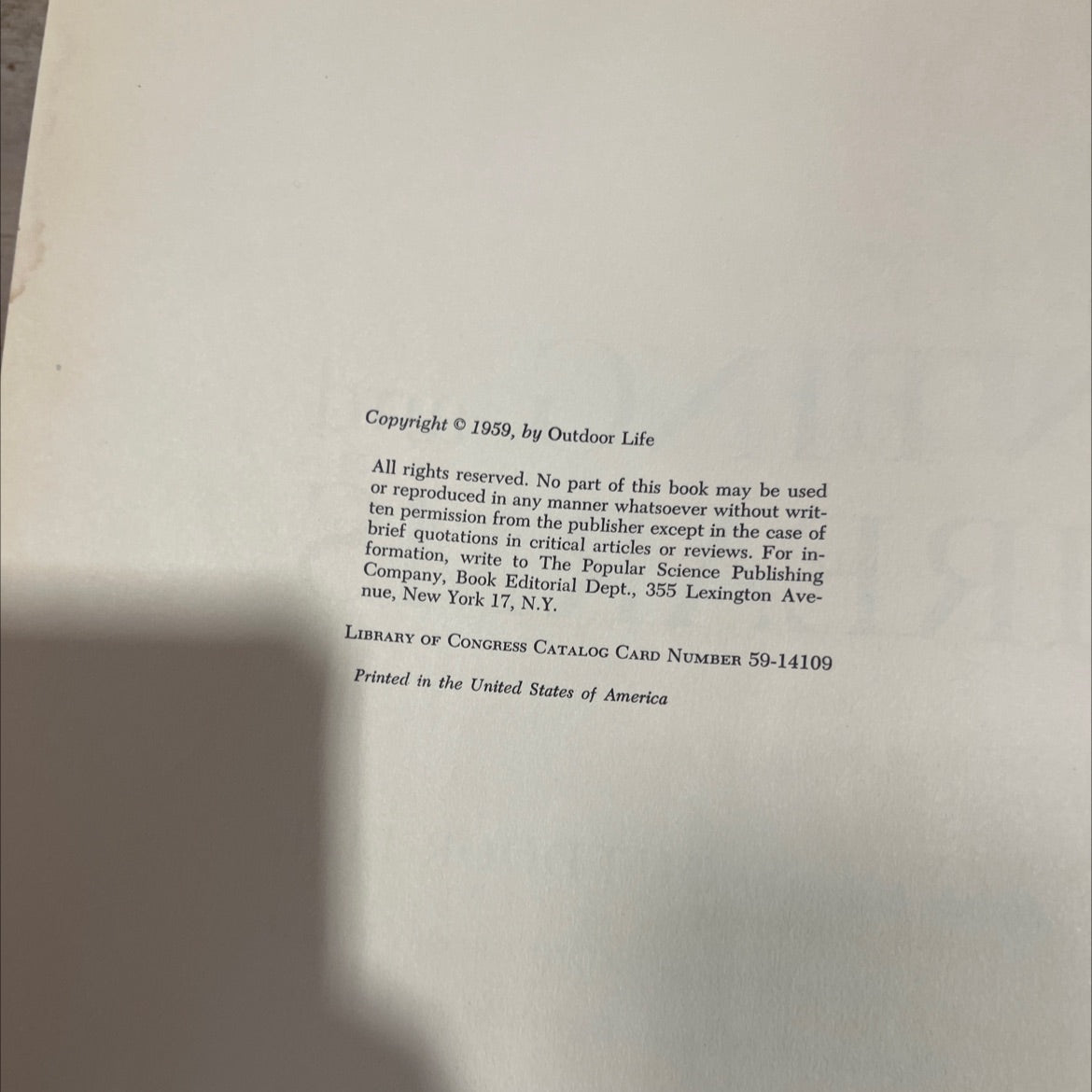 the story of american hunting and firearms book, by the editors of outdoor life, 1959 Hardcover image 3
