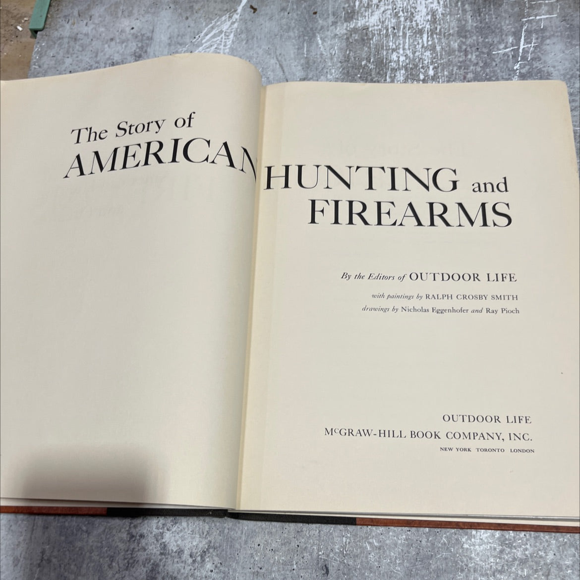 the story of american hunting and firearms book, by the editors of outdoor life, 1959 Hardcover image 2