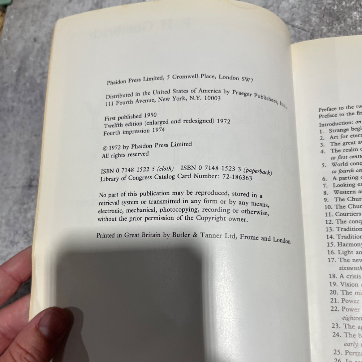 the story of art book, by combrie, 1972 Paperback image 3