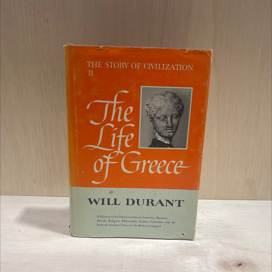 the story of civilization: part ii the life of greece book, by Will Durant, 1966 Hardcover image 1