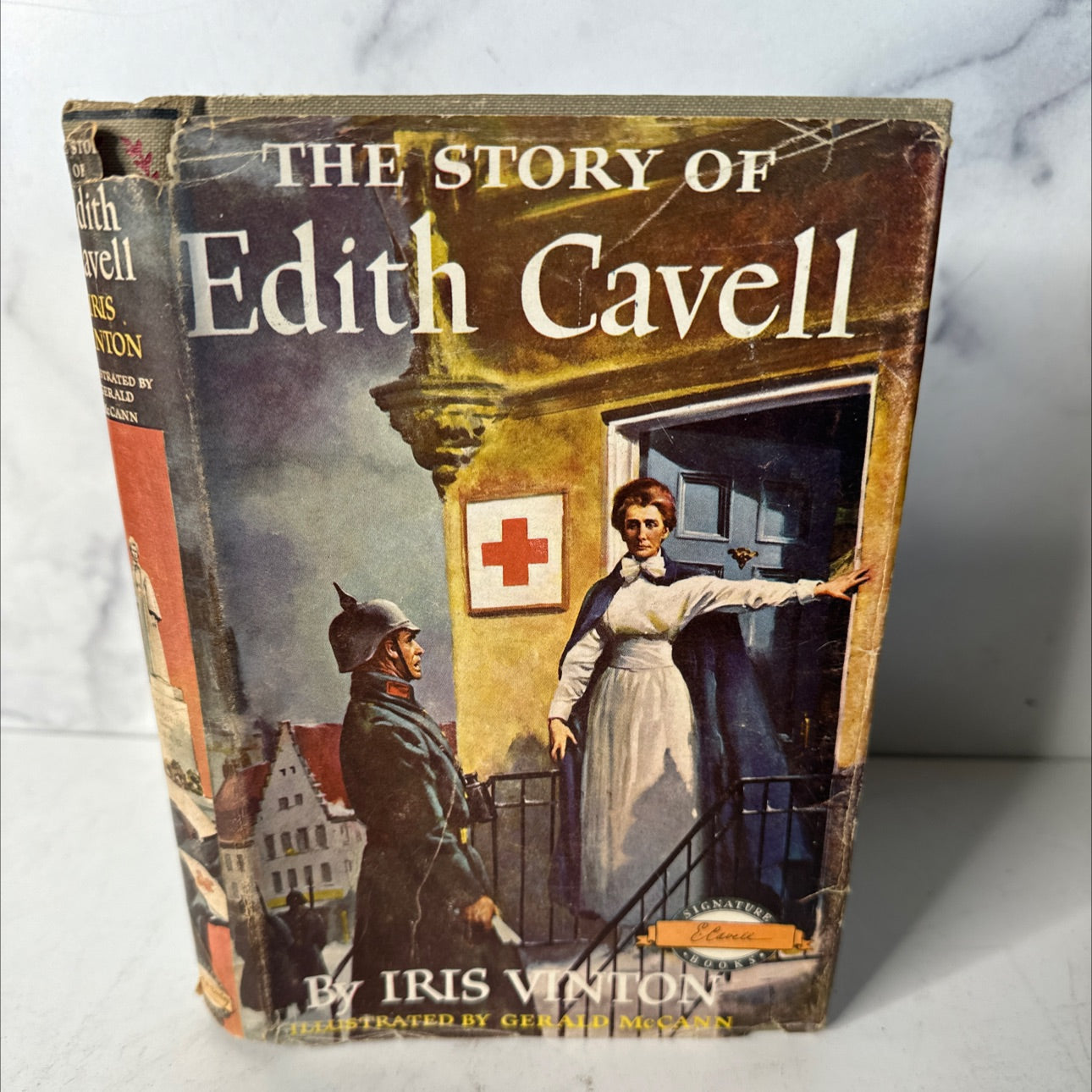 the story of edith cavell book, by iris vinton, 1959 Hardcover image 1