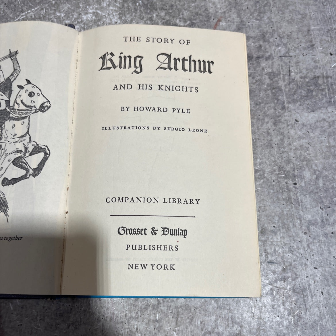 the story of king arthur and his knights book, by howard pyle, 1965 Hardcover image 2