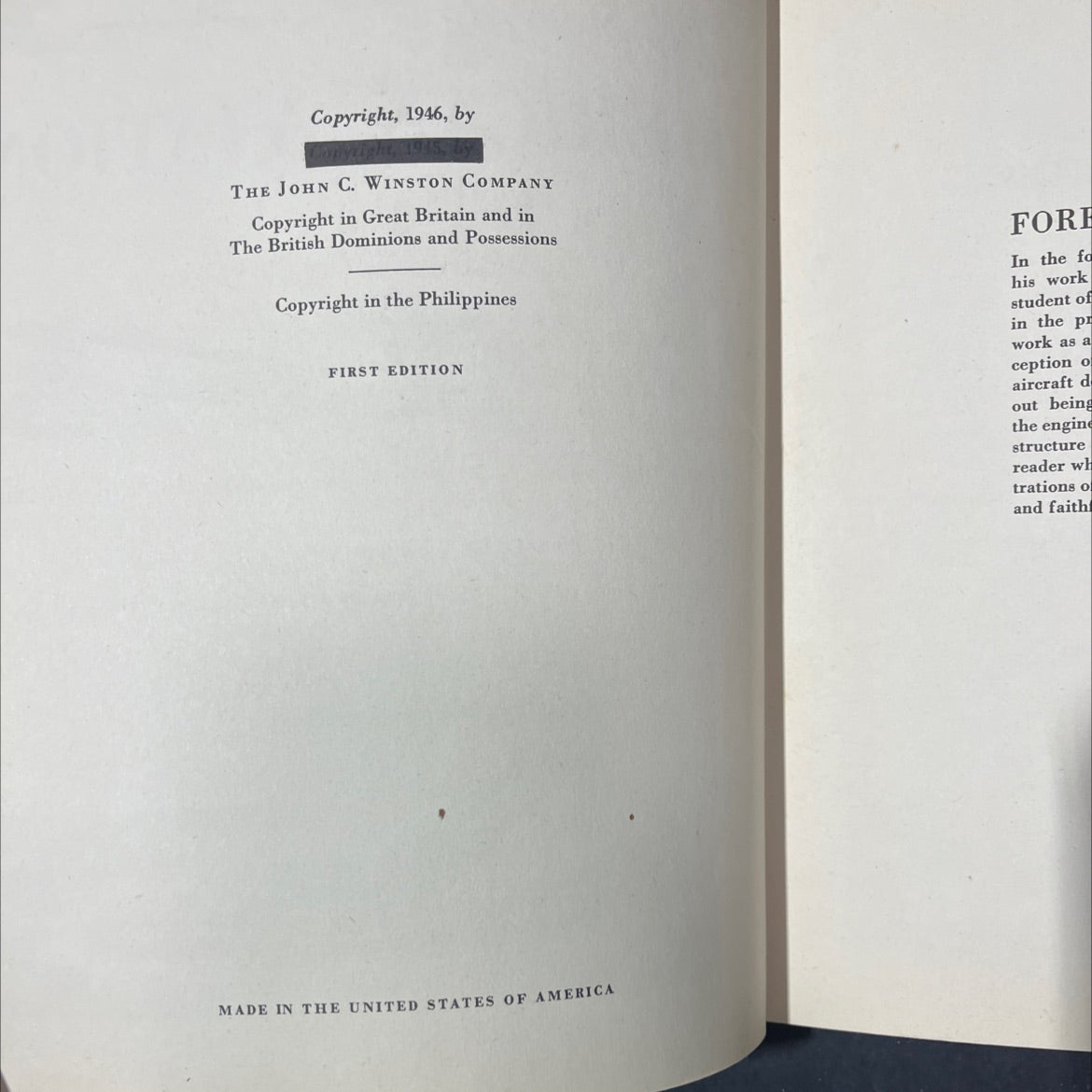 the story of merican aviation book, by jim ray, 1946 Hardcover image 3