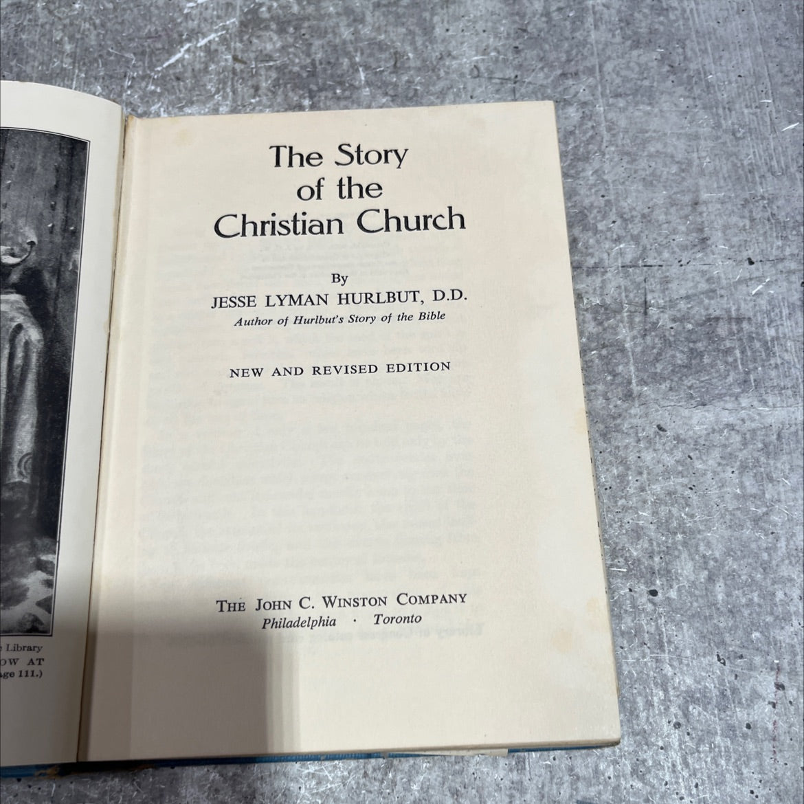 the story of the christian church book, by jesse lyman hurlbut, 1954 Hardcover image 2