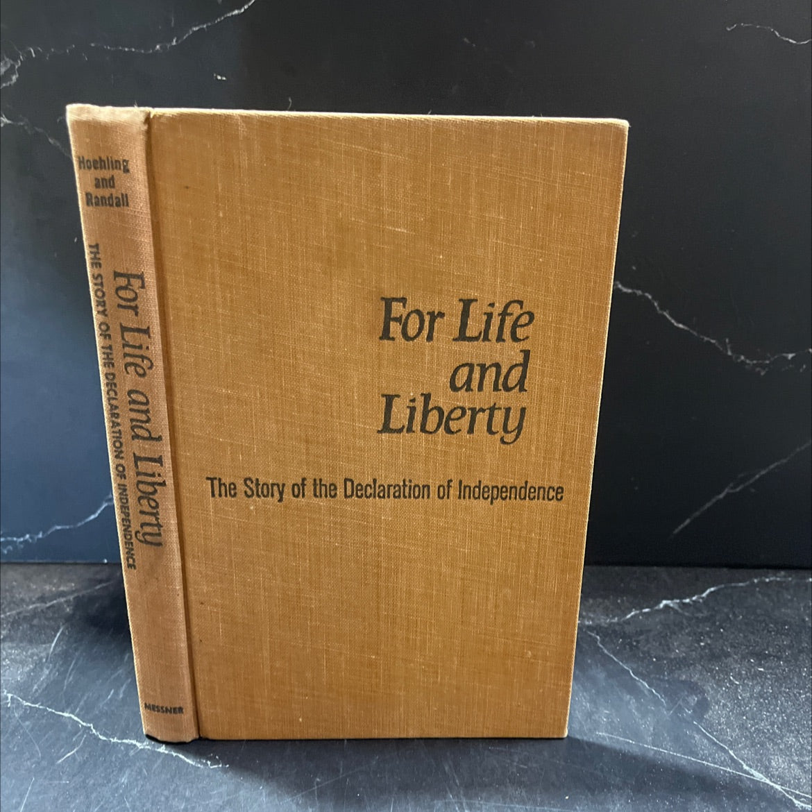 the story of the declaration of independence book, by mary hoehling and betty randall, 1969 Hardcover image 1