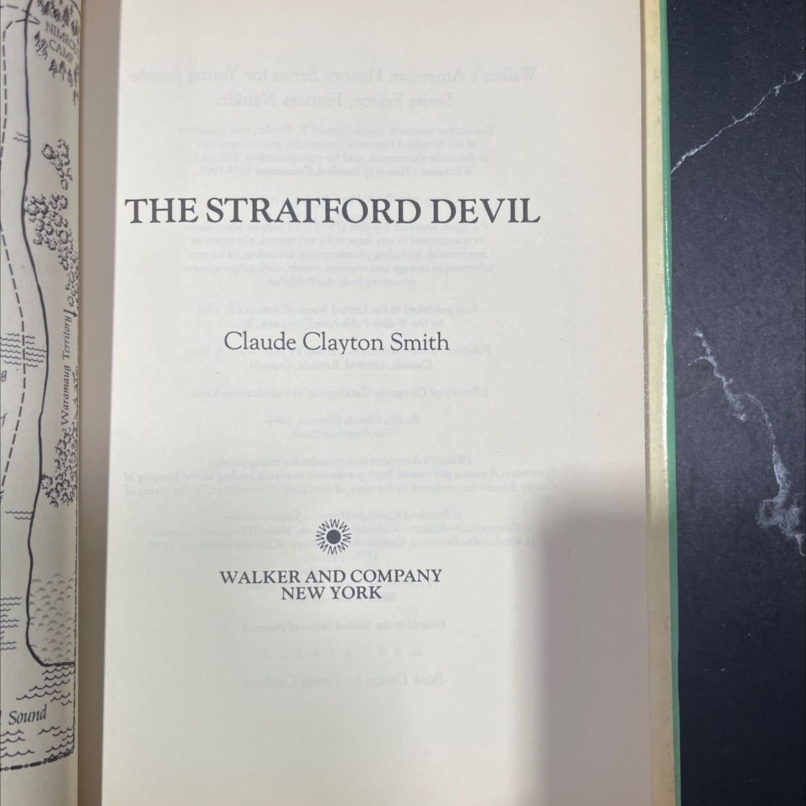 the stratford devil book, by Claude Clayton Smith, 1984 Hardcover image 2