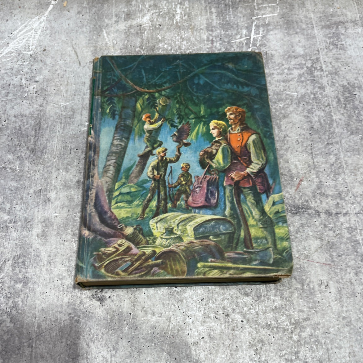 the swiss family robinson book, by johann wyss, 1949 Hardcover image 1