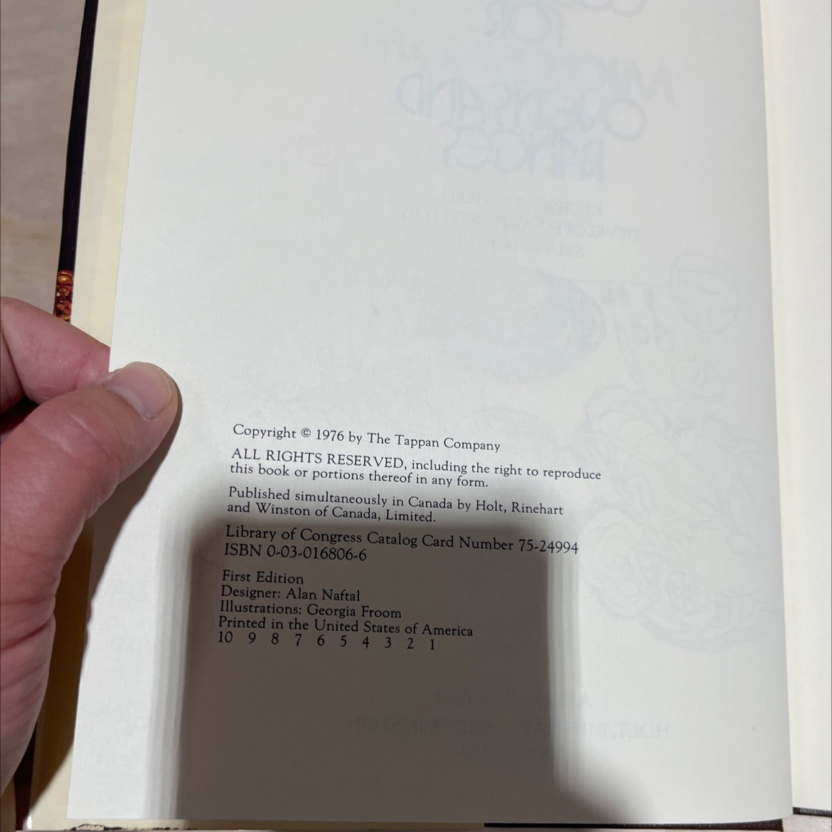 the tappan creative cookbook for microwave ovens and ranges book, by sylvia schur, 1976 Hardcover image 3