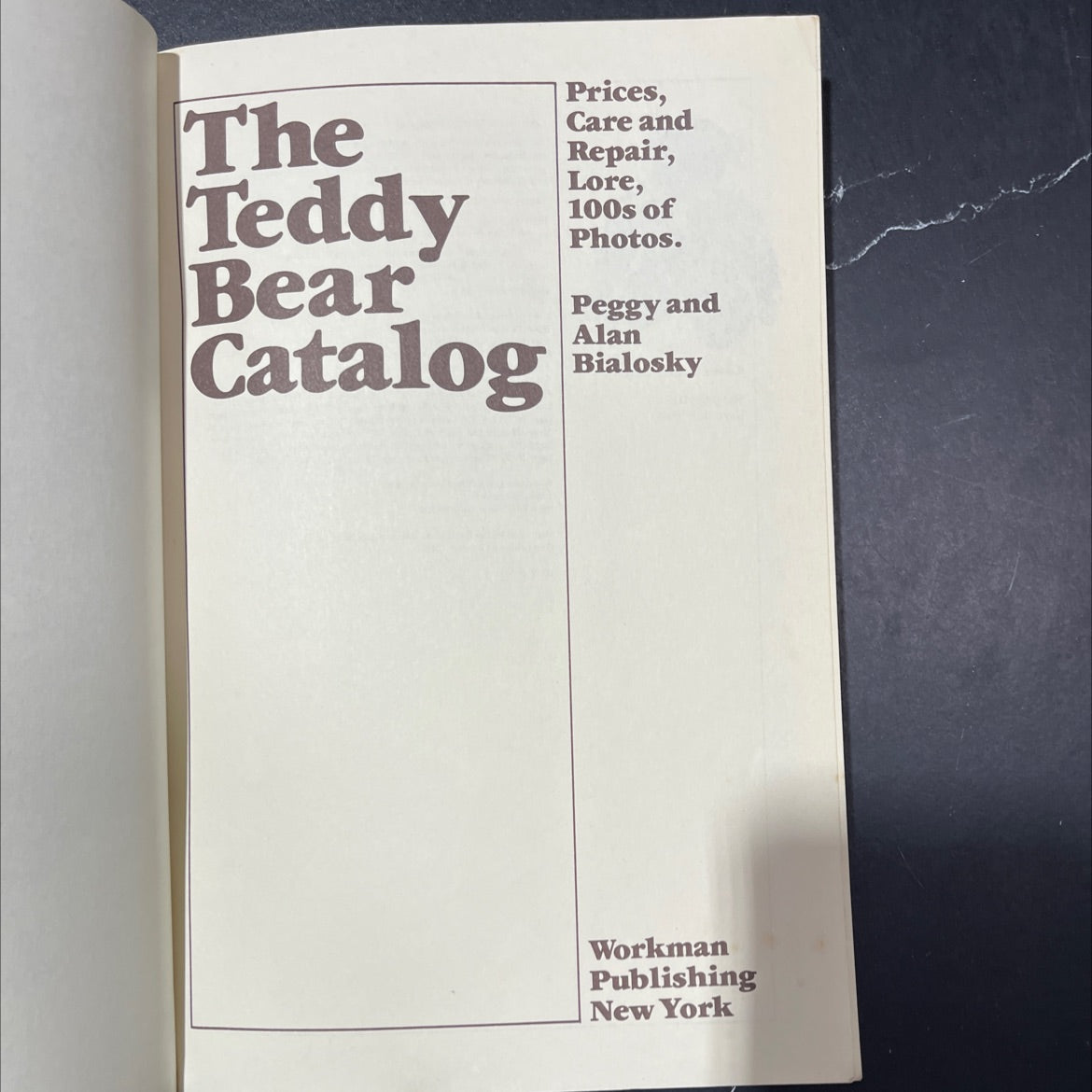 the teddy bear catalog book, by Peggy and Alan Bialosky, 1980 Paperback image 2