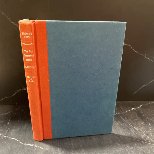 the ten commandments the master key to life book, by emmet fox, 1953 Hardcover image 1
