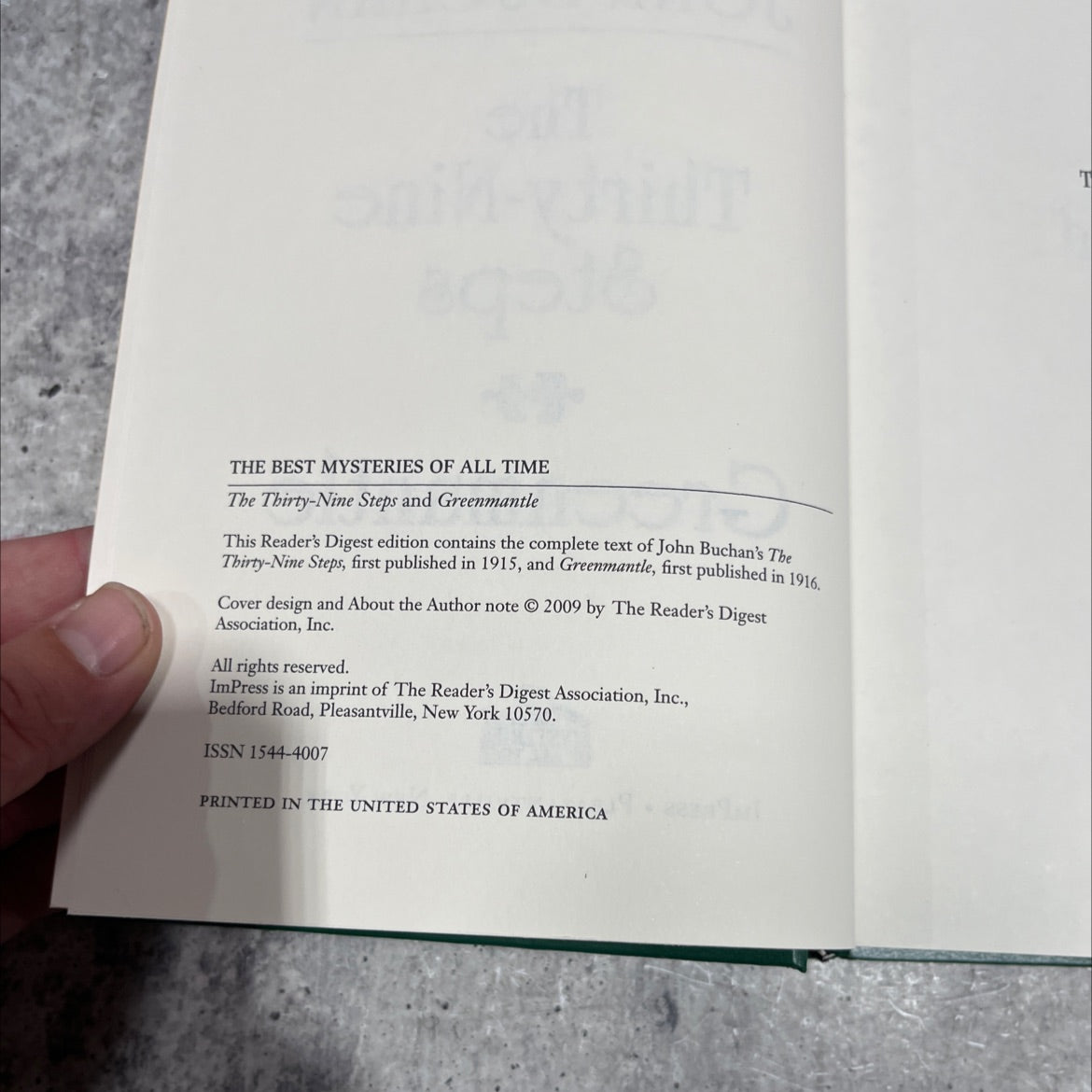 the thirty-nine steps and greenmantle book, by john buchan, 1916 Hardcover image 3
