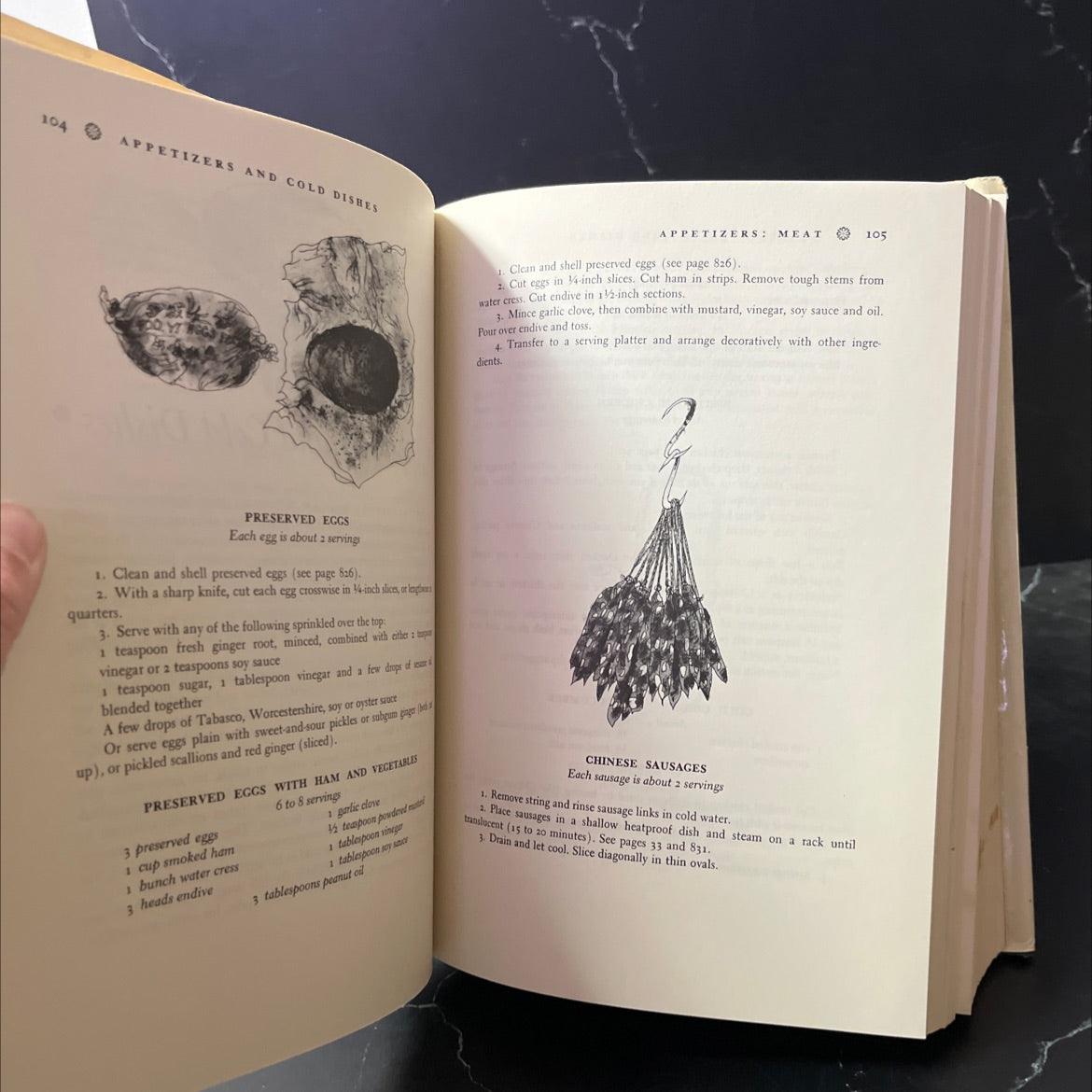 the thousand recipe chinese cookbook book, by gloria bley miller, 1978 Hardcover image 4
