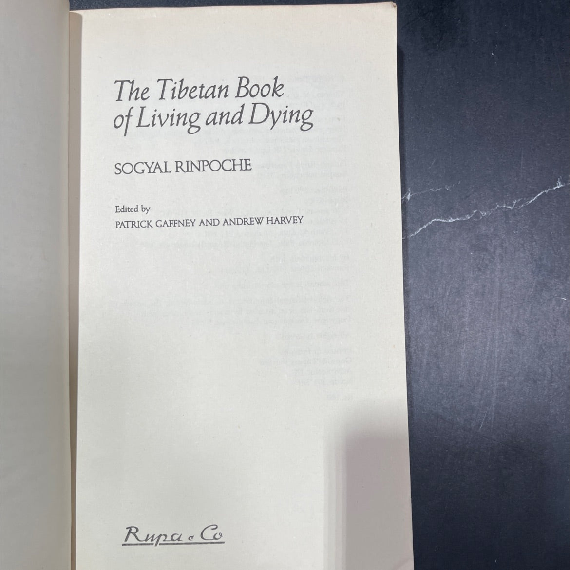 the tibetan book of living and dying book, by sogyal rinpoche, 1992 Paperback image 2