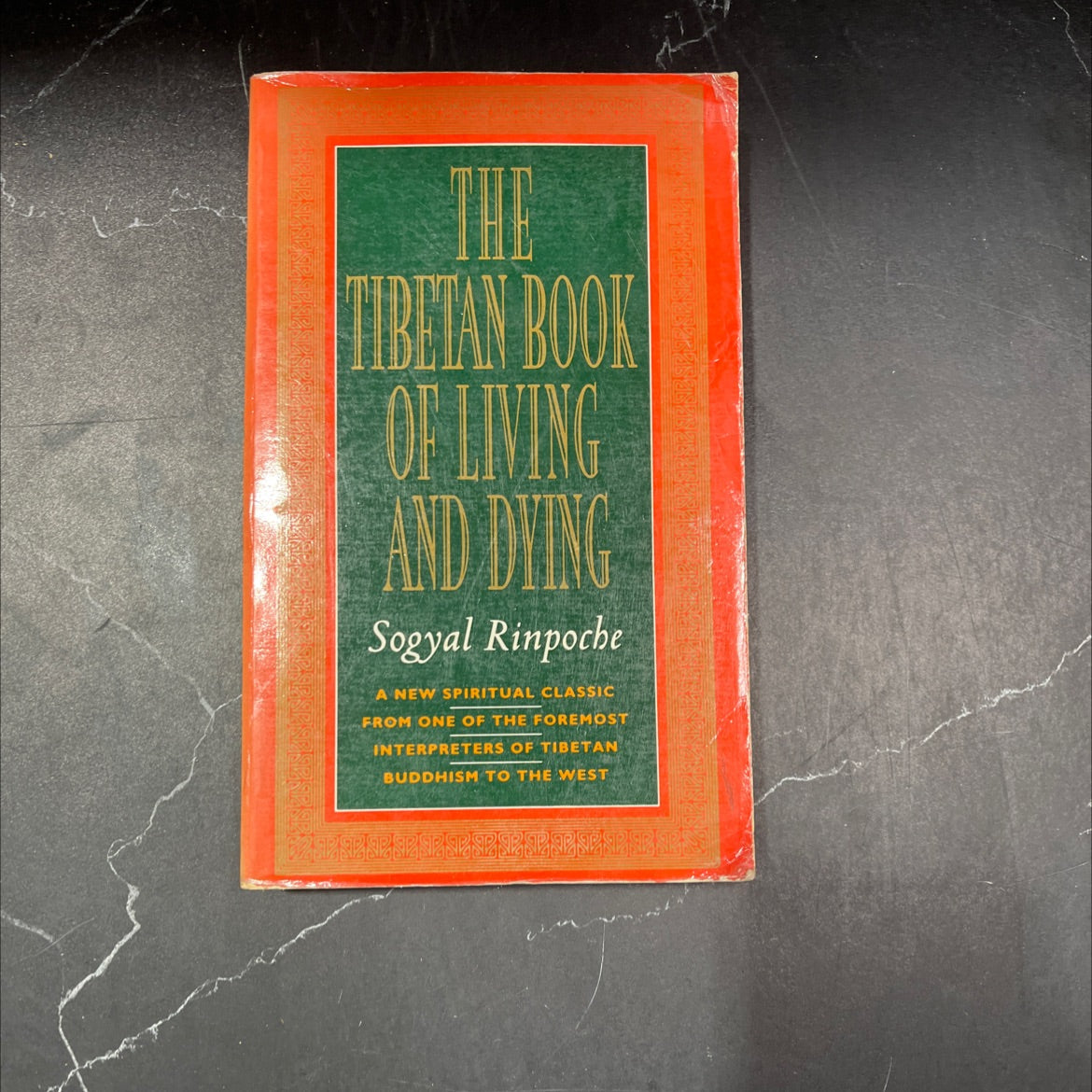 the tibetan book of living and dying book, by sogyal rinpoche, 1992 Paperback image 1