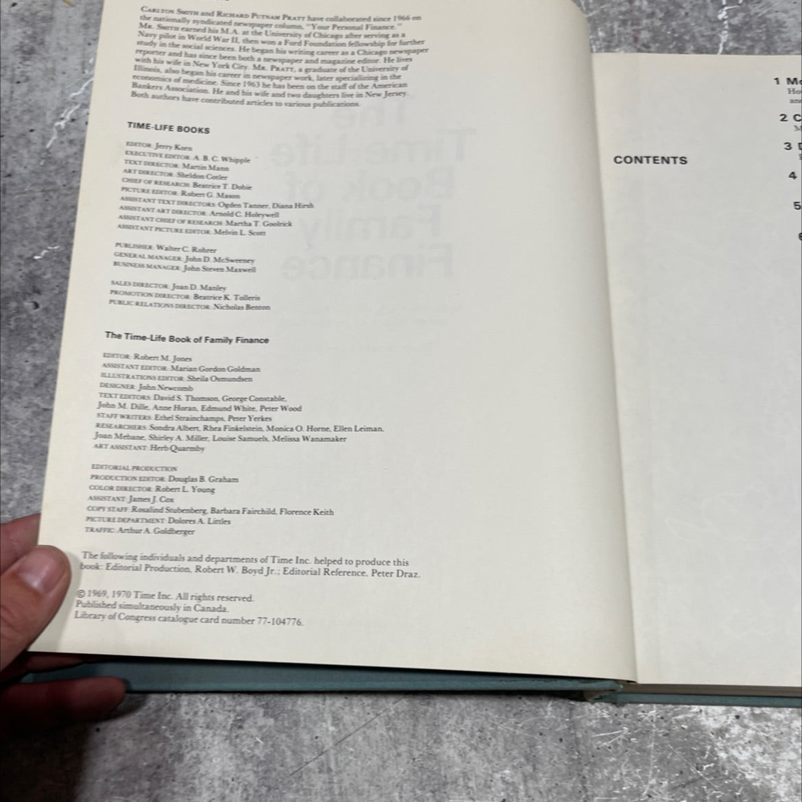 the time-life book of family finance book, by carlton smith, richard putnam pratt, 1970 Hardcover image 3