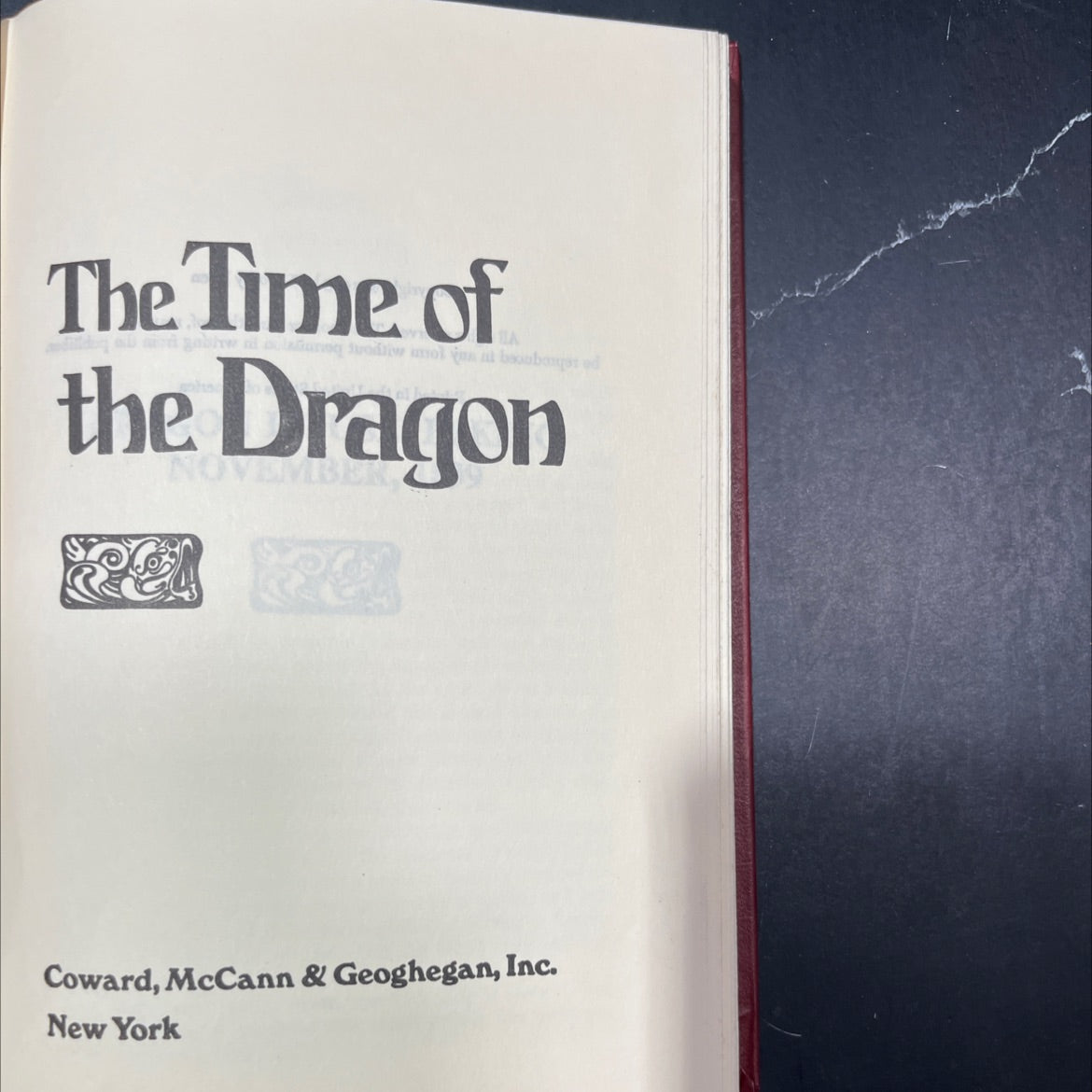 the time of the dragon book, by dorothy eden, 1975 Hardcover image 2