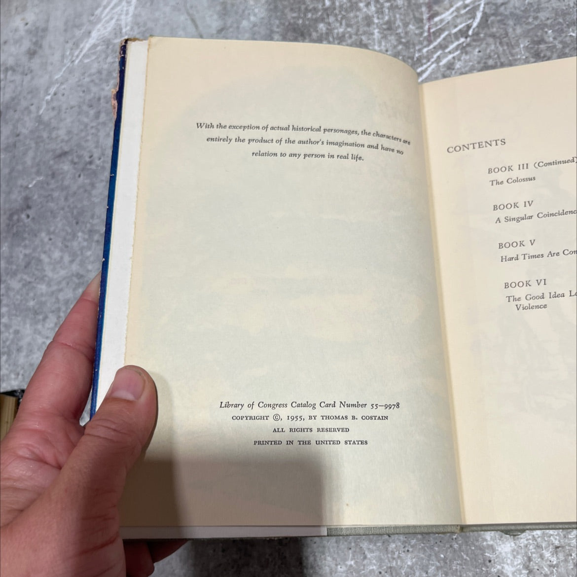 the tontine book, by thomas b. costain, 1956 Hardcover image 3