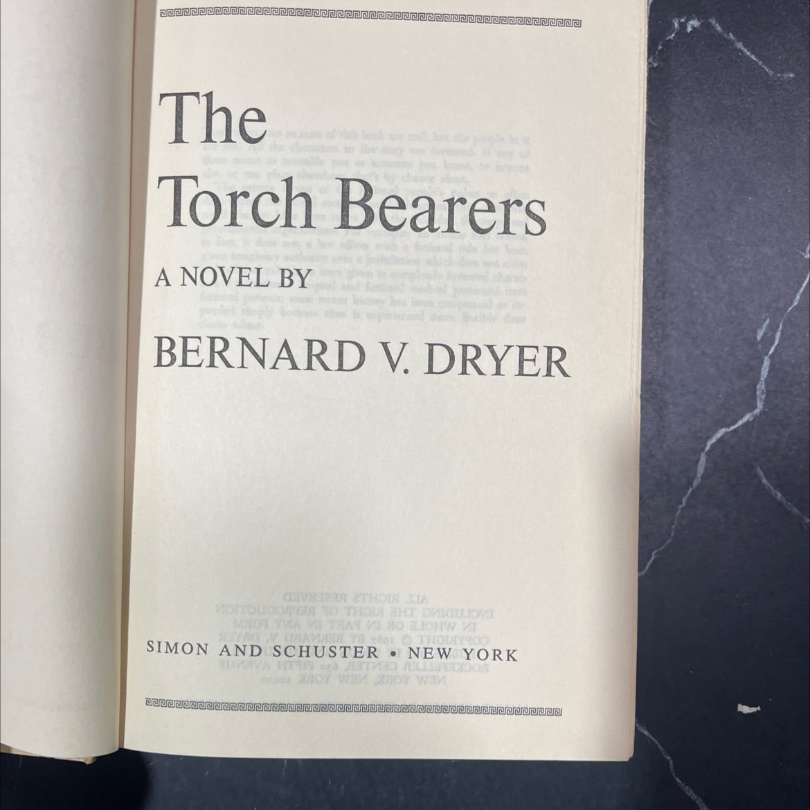the torch bearers book, by bernard v. dryer, 1967 Hardcover image 2