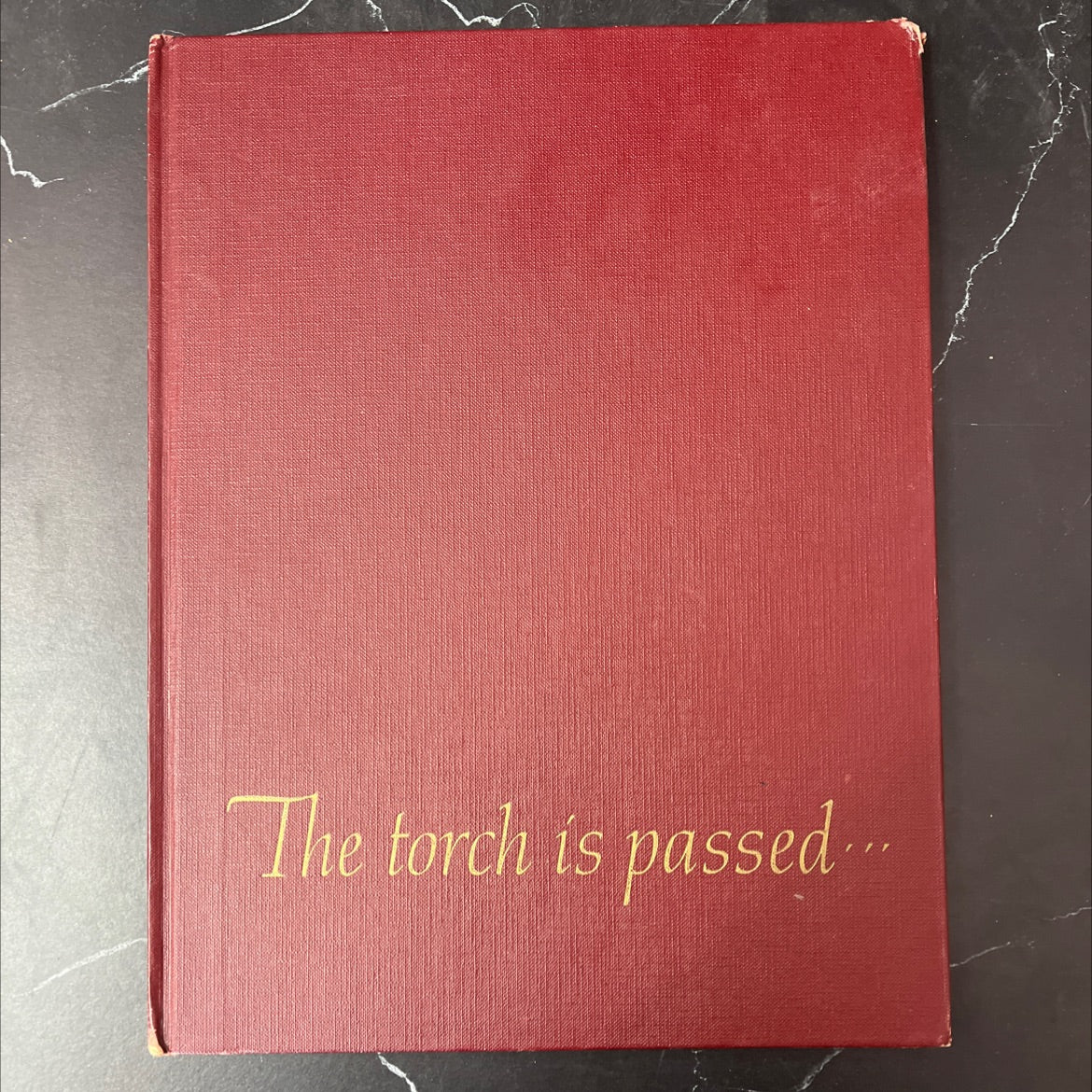 the torch is passed book, by john f. kennedy, 1961 Hardcover, Vintage image 1