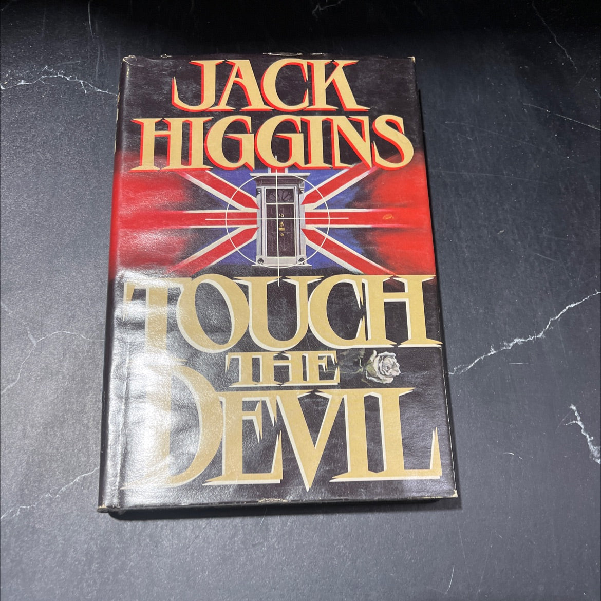 the touch devil book, by Jack Higgins, 1982 Hardcover image 1