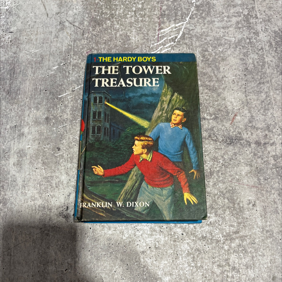 the tower treasure book, by franklin w. dixon, 1959 Hardcover image 1