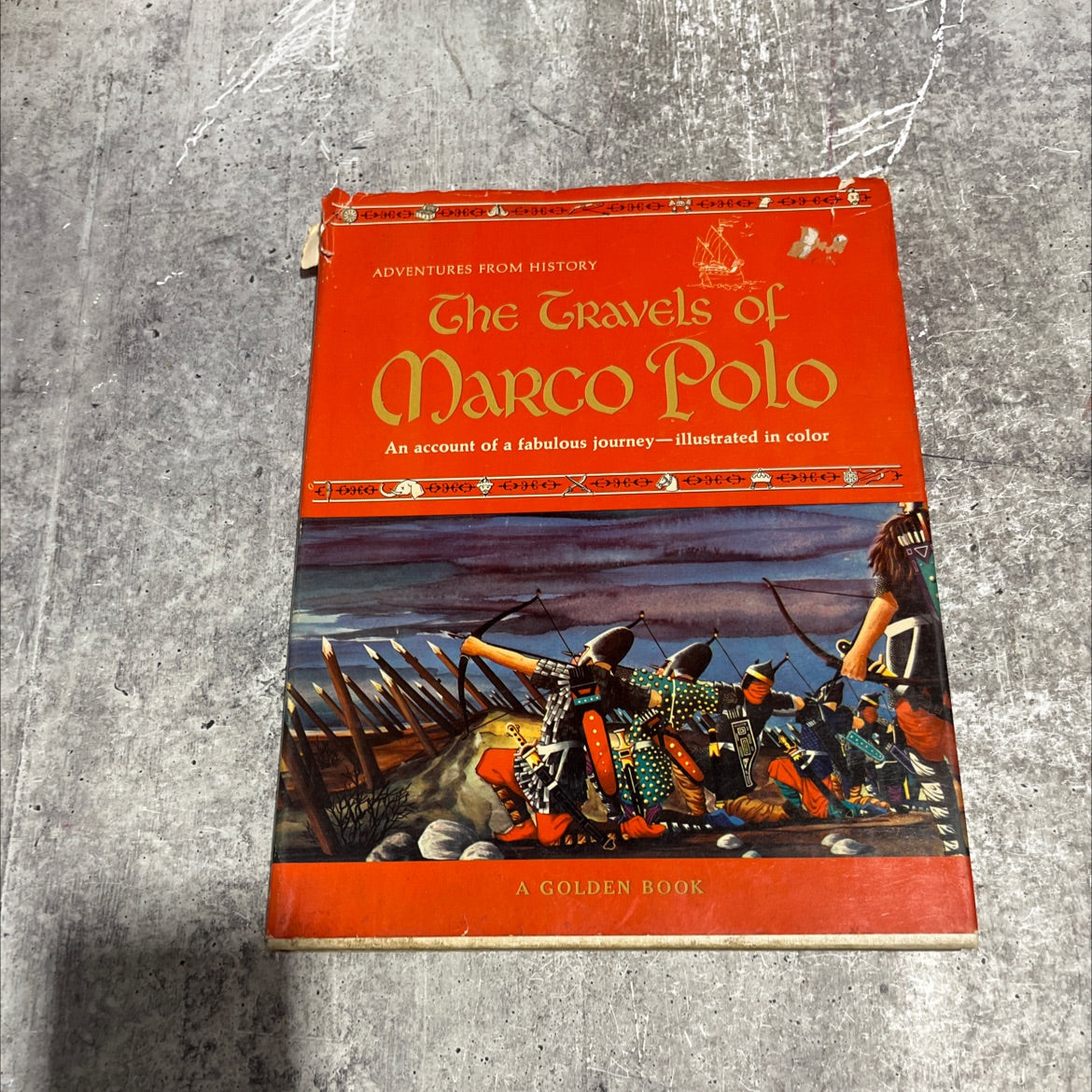 the travels of marco polo book, by marion koenig, 1964 Hardcover image 1