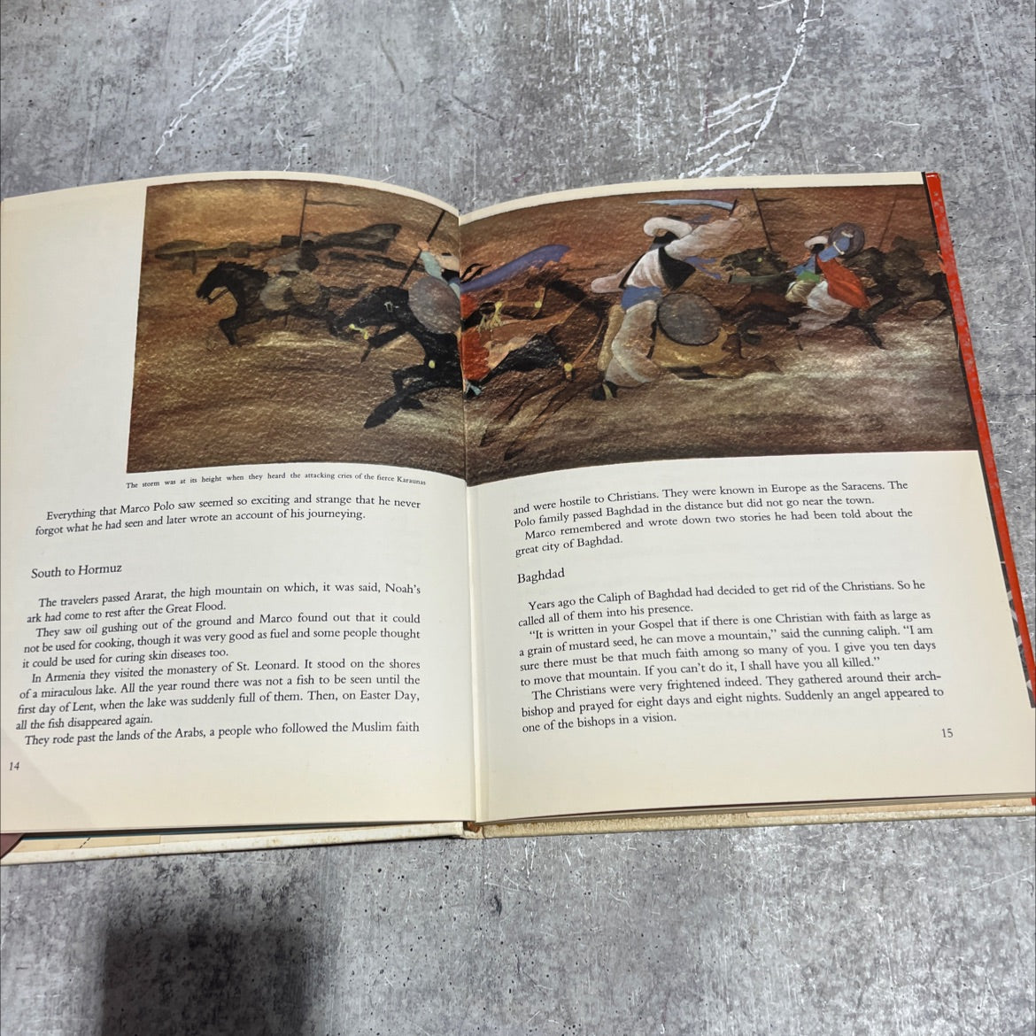 the travels of marco polo book, by marion koenig, 1964 Hardcover image 3
