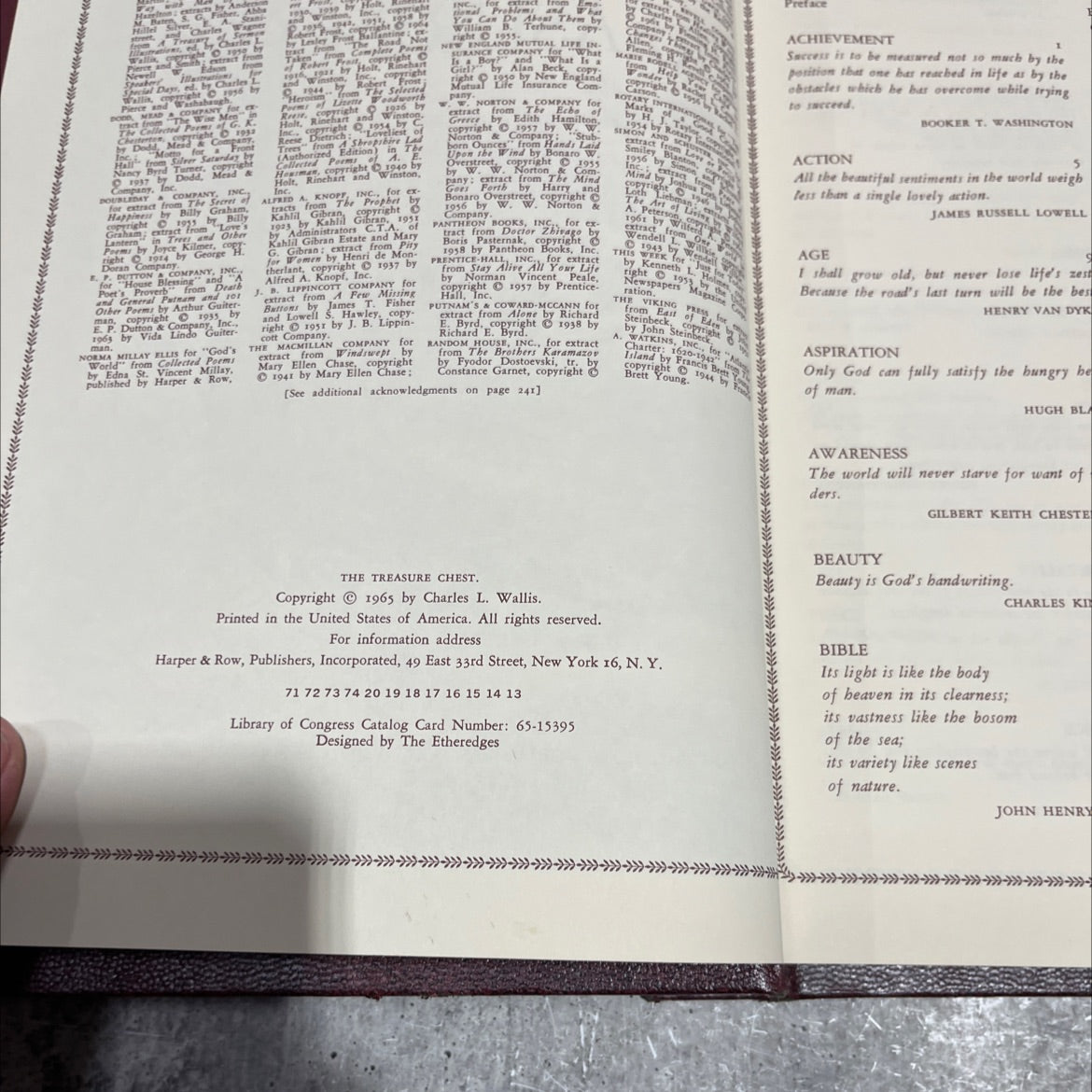 the treasure chest a heritage album containing 1064 familiar and inspirational quotations, poems, sentiments, and image 3