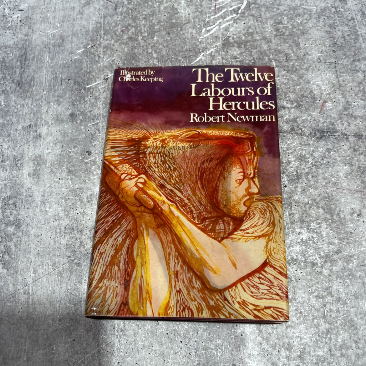 the twelve labours of hercules book, by robert newman, 1972 Hardcover image 1