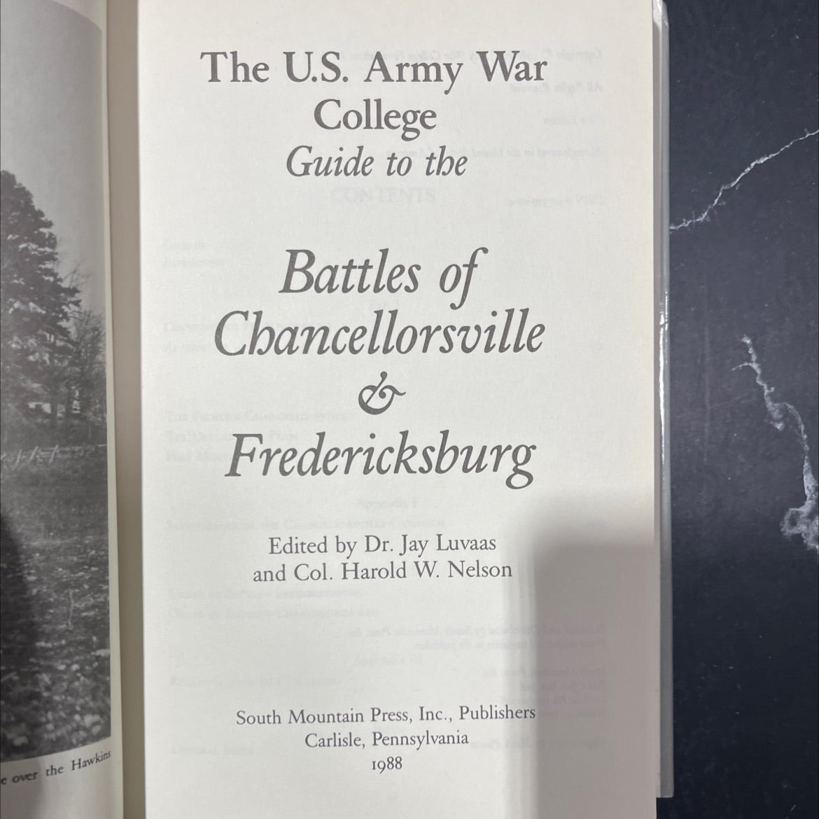 the u.s. army war college guide to the battles of chancellorsville & fredericksburg book, by Dr. Jay Luvaas and Col. image 2
