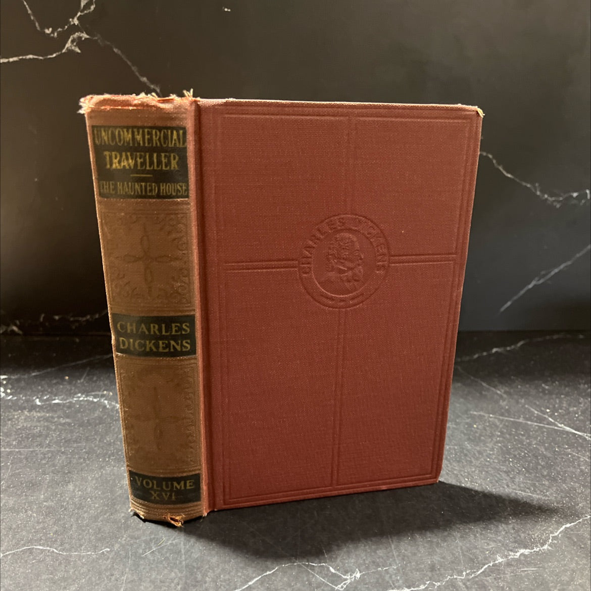 the uncommercial traveller book, by charles dickens, 1890 Hardcover image 1