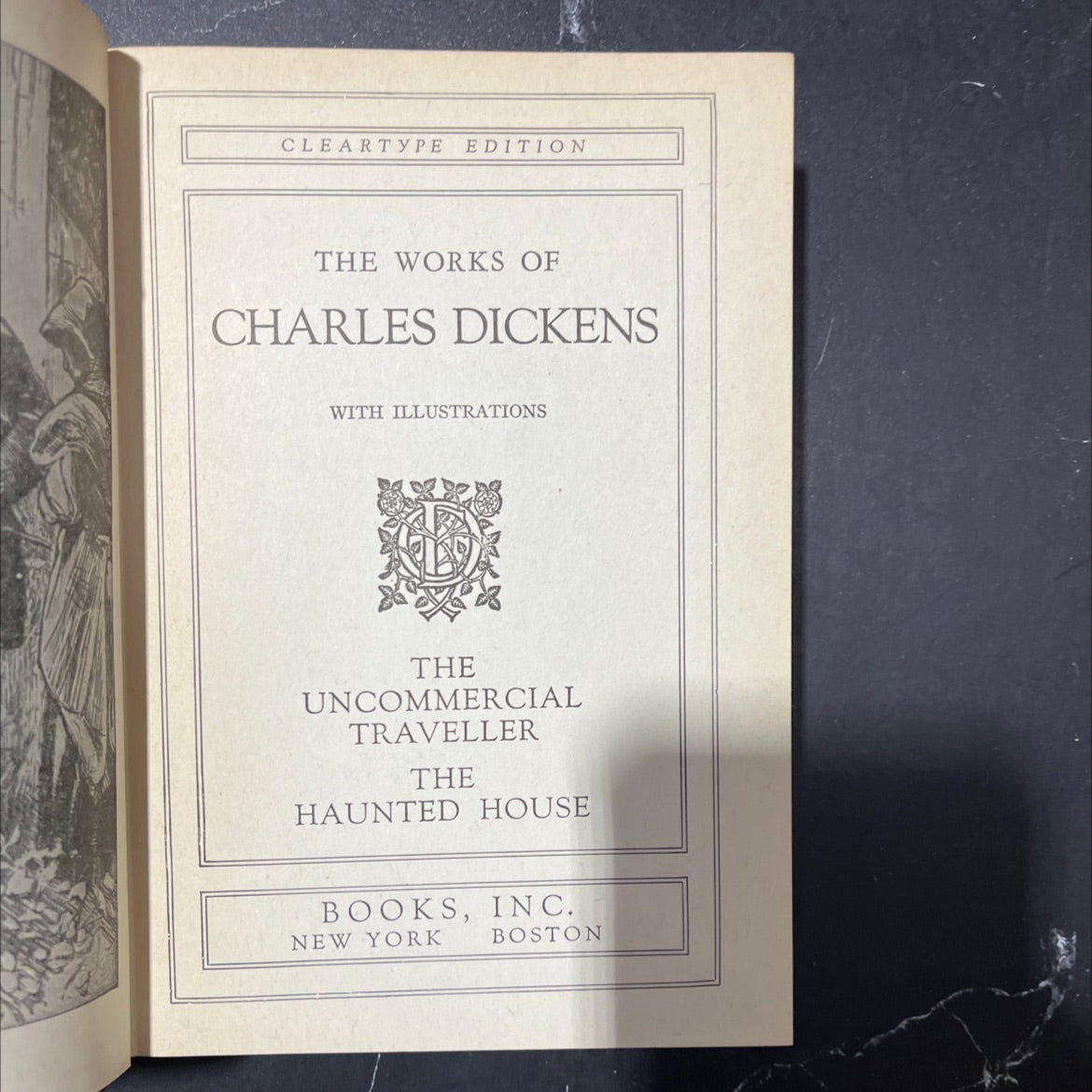 the uncommercial traveller book, by charles dickens, 1890 Hardcover image 2