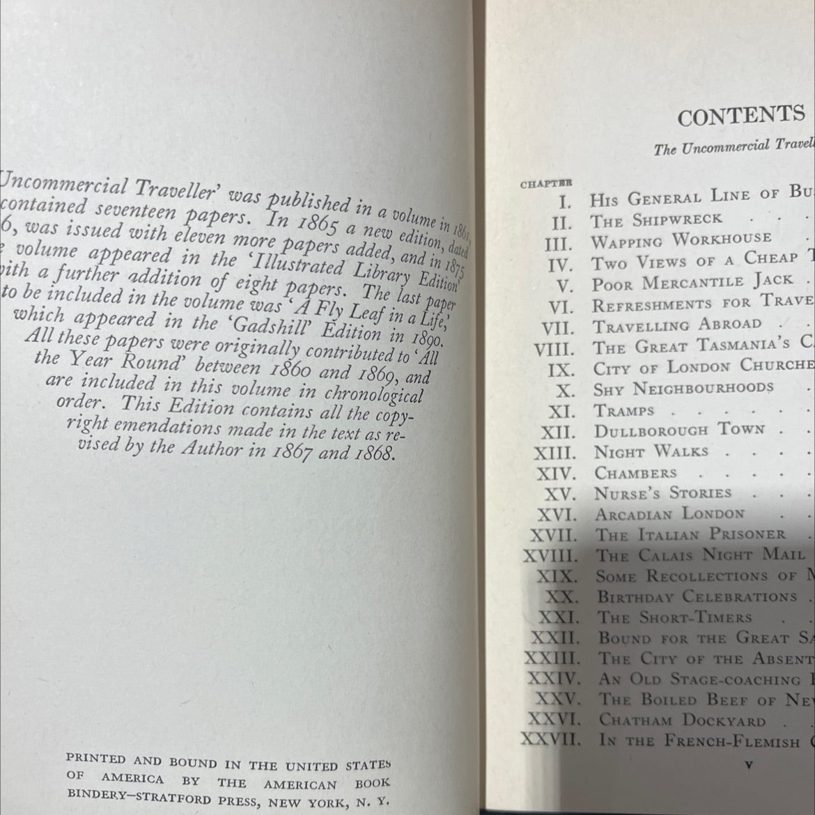 the uncommercial traveller book, by charles dickens, 1890 Hardcover image 3