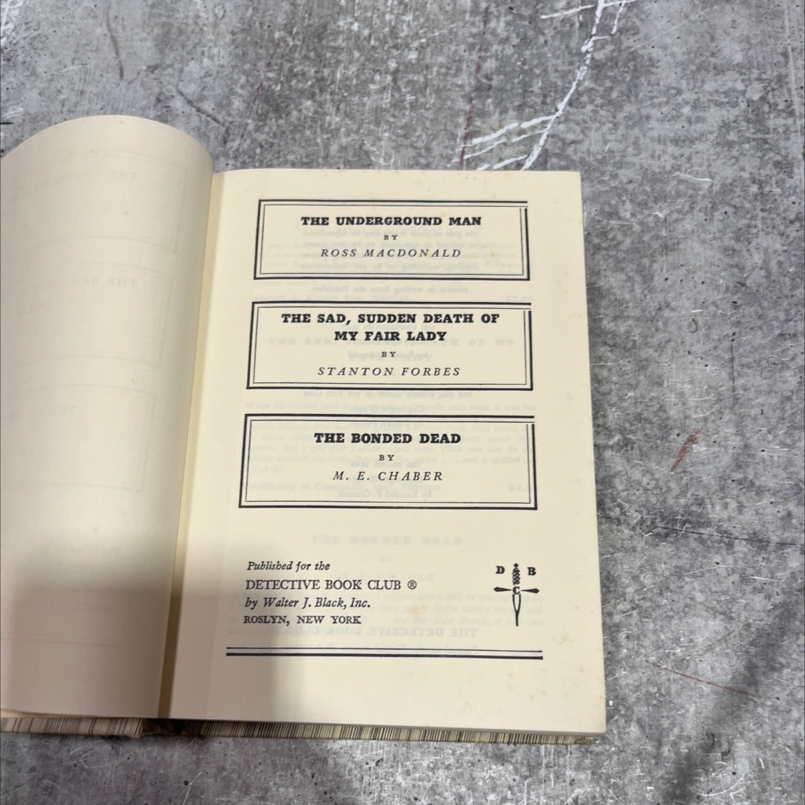 the underground man book, by ross macdonald, 1971 Hardcover image 2