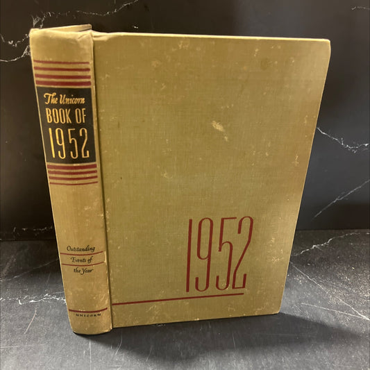 the unicorn book of the year book, by joseph laffan morse, 1953 Hardcover image 1