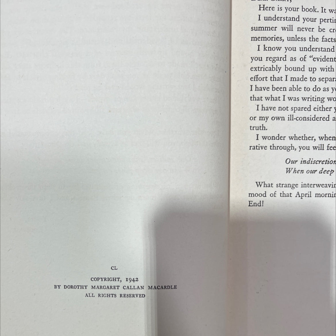 the uninvited book, by dorothy macardle, 1942 Hardcover image 3