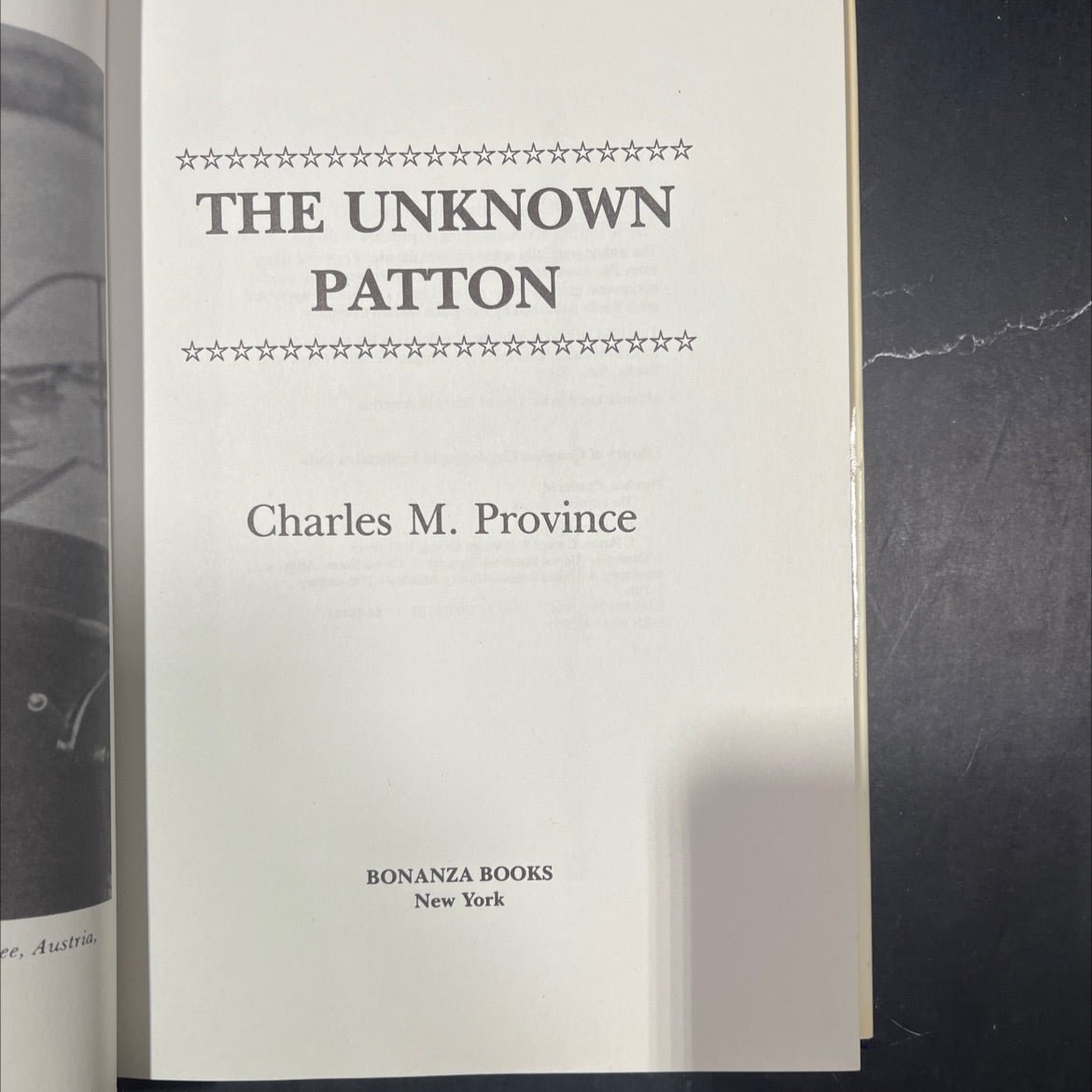 the unknown patton book, by Charles M. Province, 1984 Hardcover image 2